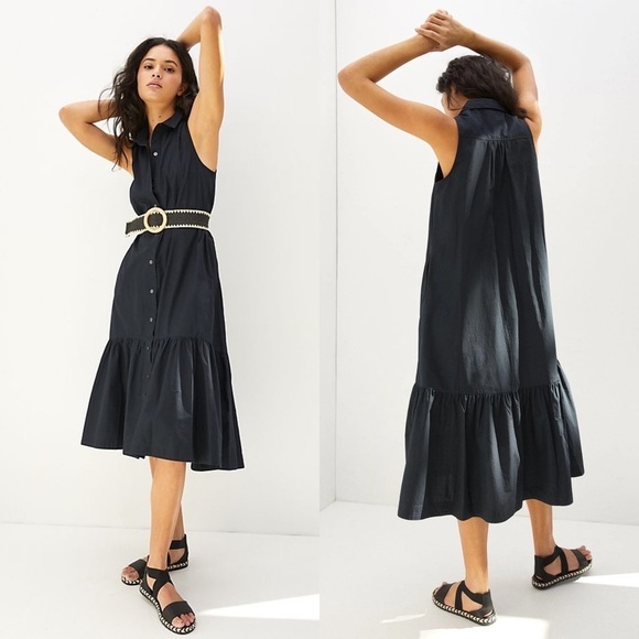 Anthropologie Dresses & Skirts - ANTHROPOLOGIE Paola Flounced Midi Dress